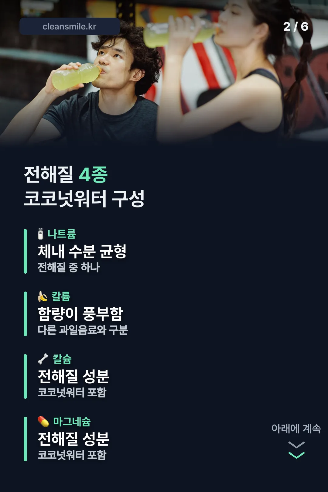 전해질 4종 구성